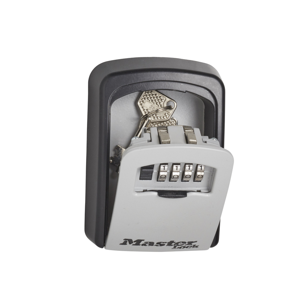 Master Lock Schlüsselsafe 5401EURD mit 4-stelligem Zahlenschloss, für bis zu 6 Schlüssel
