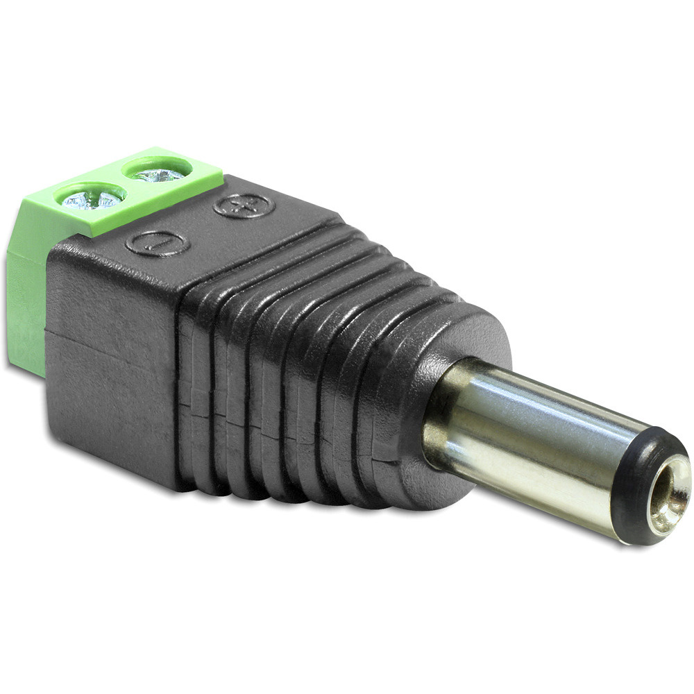 Delock Adapter Terminalblock > DC 5,5 mm Stecker