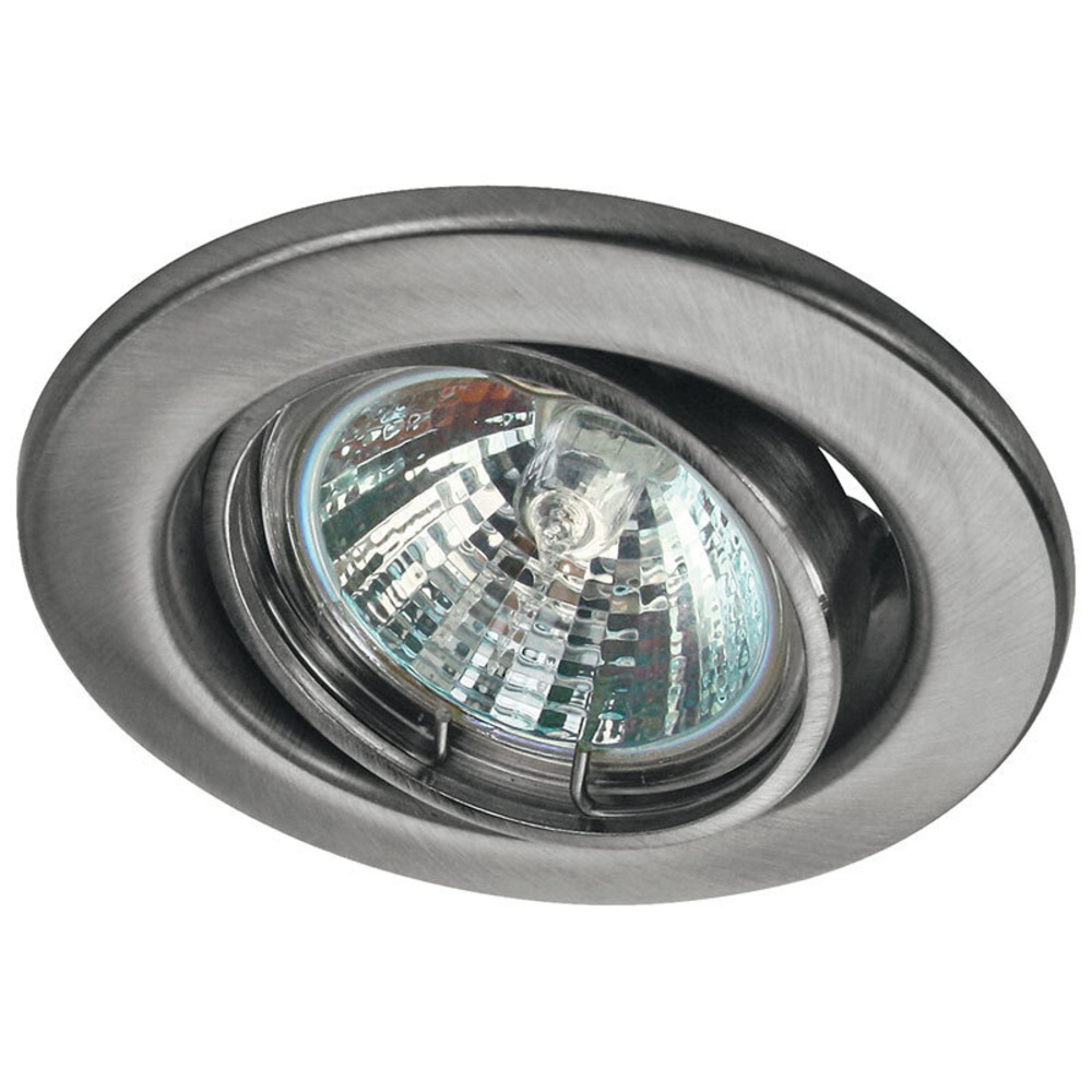 HEITRONIC 3er-Spar-Set Edelstahl-Einbausfassung DL6801, schwenkbar, rund, IP20