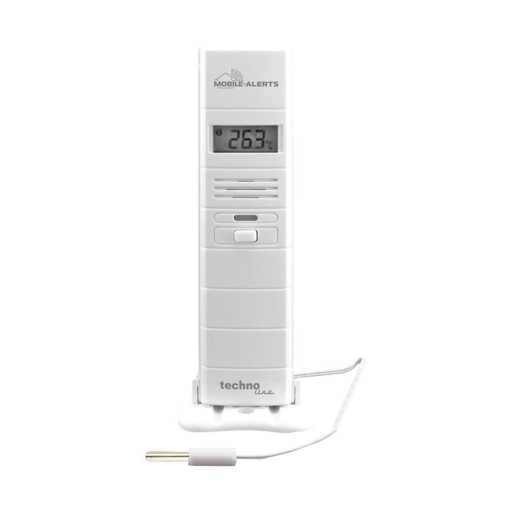 Mobile Alerts Thermo-/Hygrosensor MA10300 mit LC-Display und wasserdichter Kabelsonde