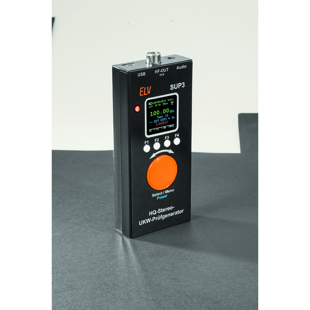 ELV Bausatz HQ-Stereo-UKW-Prüfgenerator mit OLED-Display SUP 3