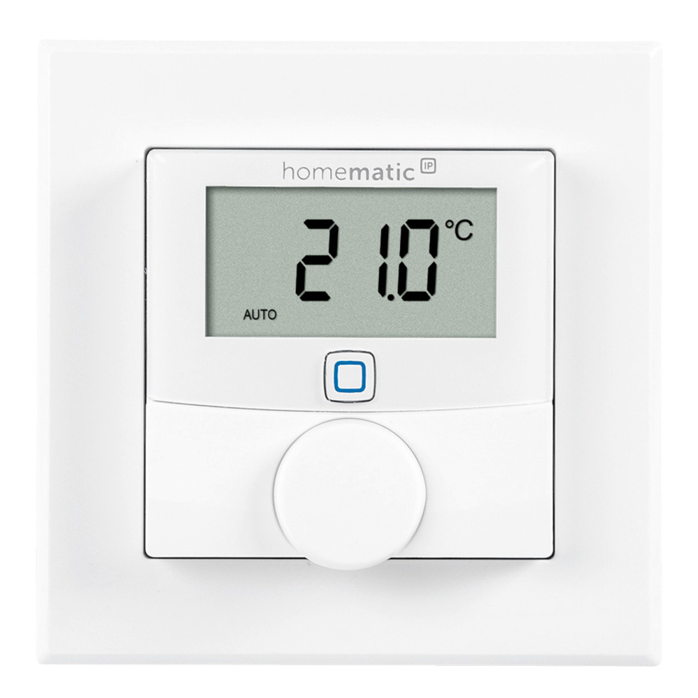 Homematic IP Smart Home Wandthermostat mit Schaltausgang – für Markenschalter, HmIP-BWTH