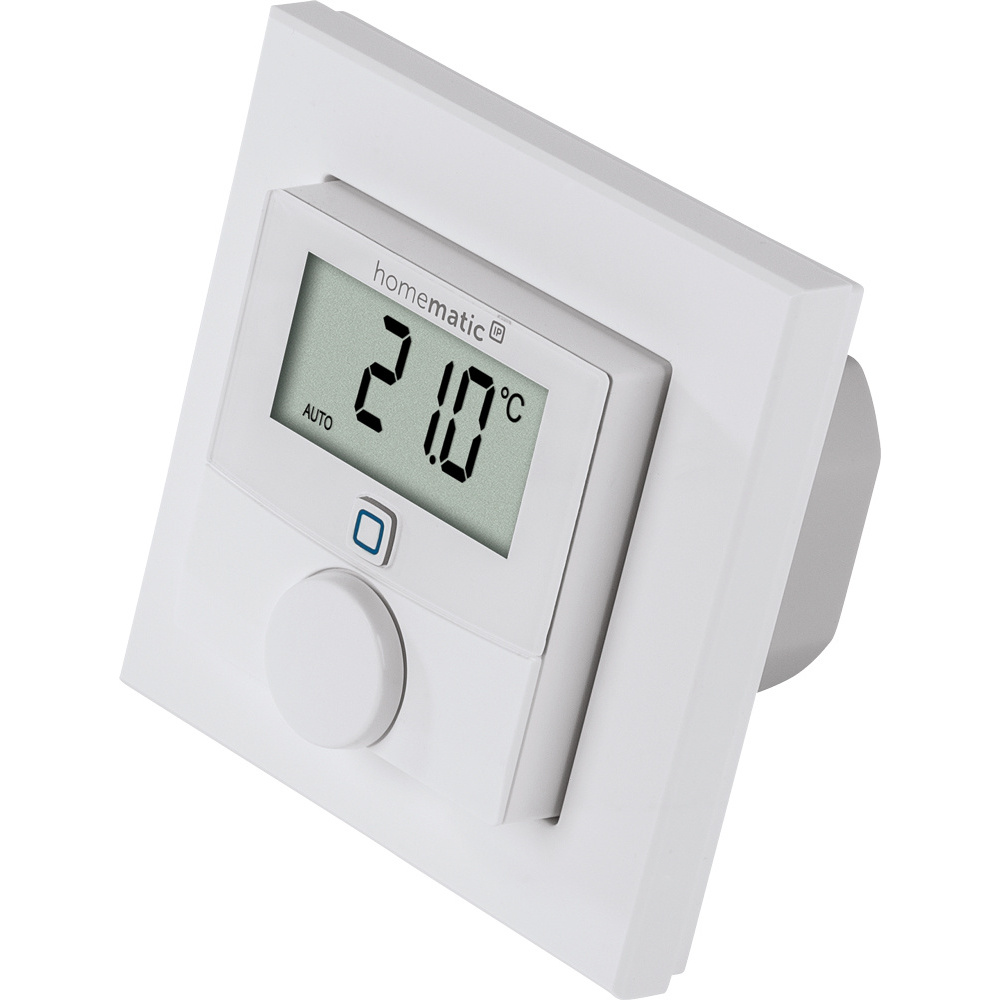 Homematic IP Smart Home Wandthermostat mit Schaltausgang – für Markenschalter, 24 V, HmIP-BWTH24