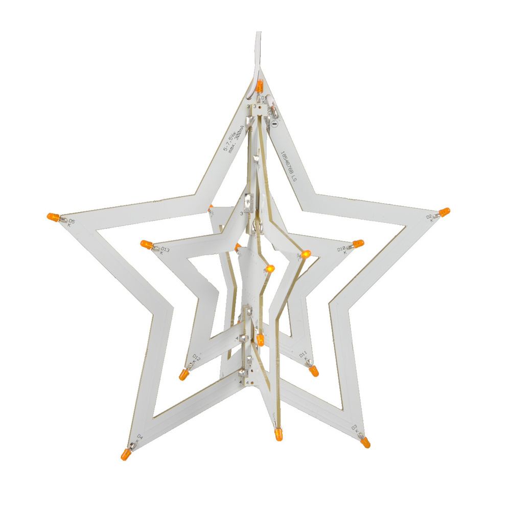 ELV Bausatz LED-Weihnachtsstern 2 LED-WS2