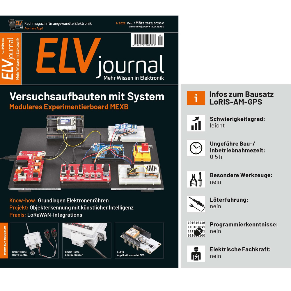 ELV-Track-GPS Applikationsmodul GPS-Tracker, ELV-AM-GPS