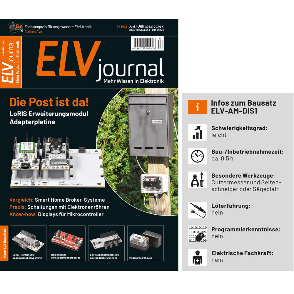 ELV-Distance1 Applikationsmodul Abstandsüberwachung, ELV-AM-DIS1