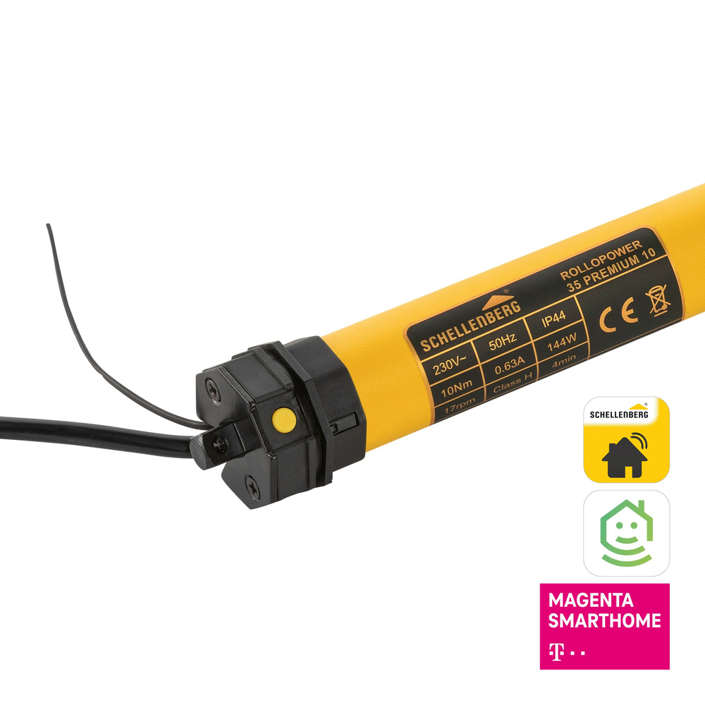 Schellenberg Funk-Rollladenmotor Premium 10 Nm Mini, SW40