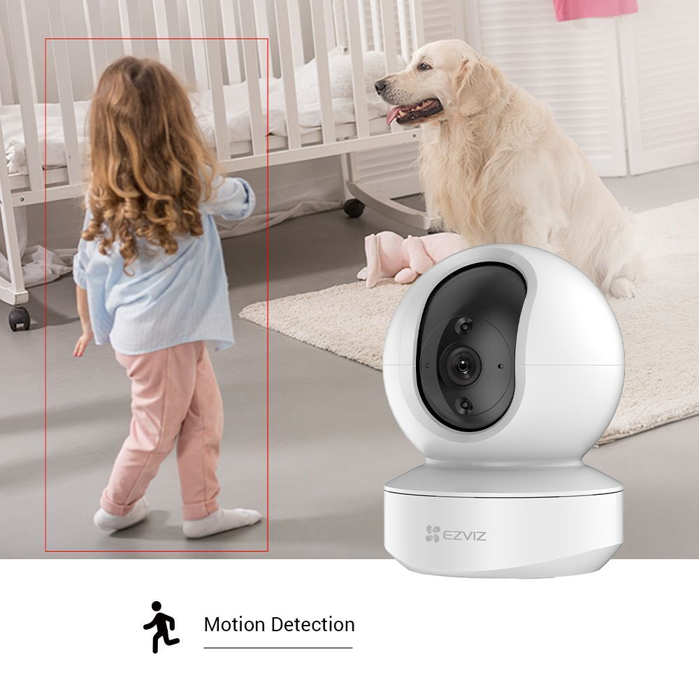 EZVIZ WLAN/LAN-Indoor-Überwachungskamera H6c, Full-HD, schwenk-/neigbar