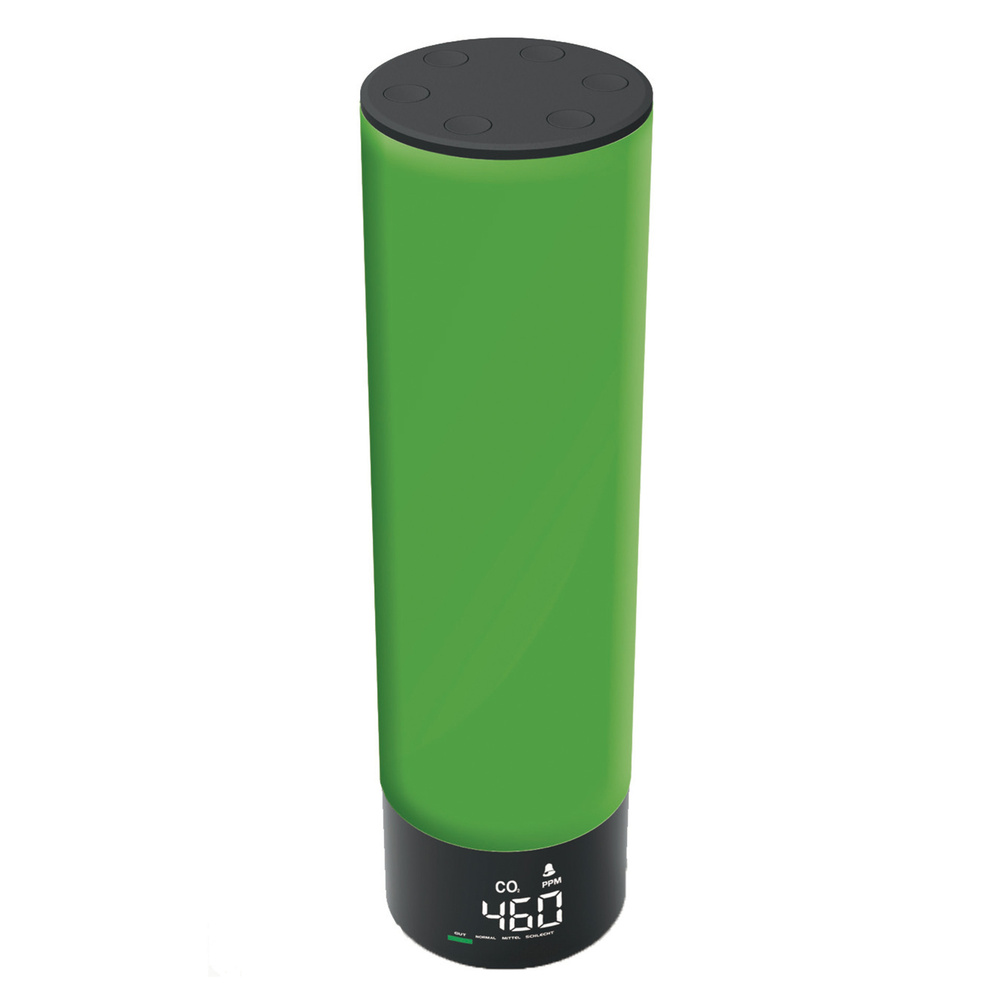 technoline CO2-Messgerät / CO2-Anzeige WL1045, Kohlendioxid, 360-Grad-Ampel-Anzeige, Luftgüte