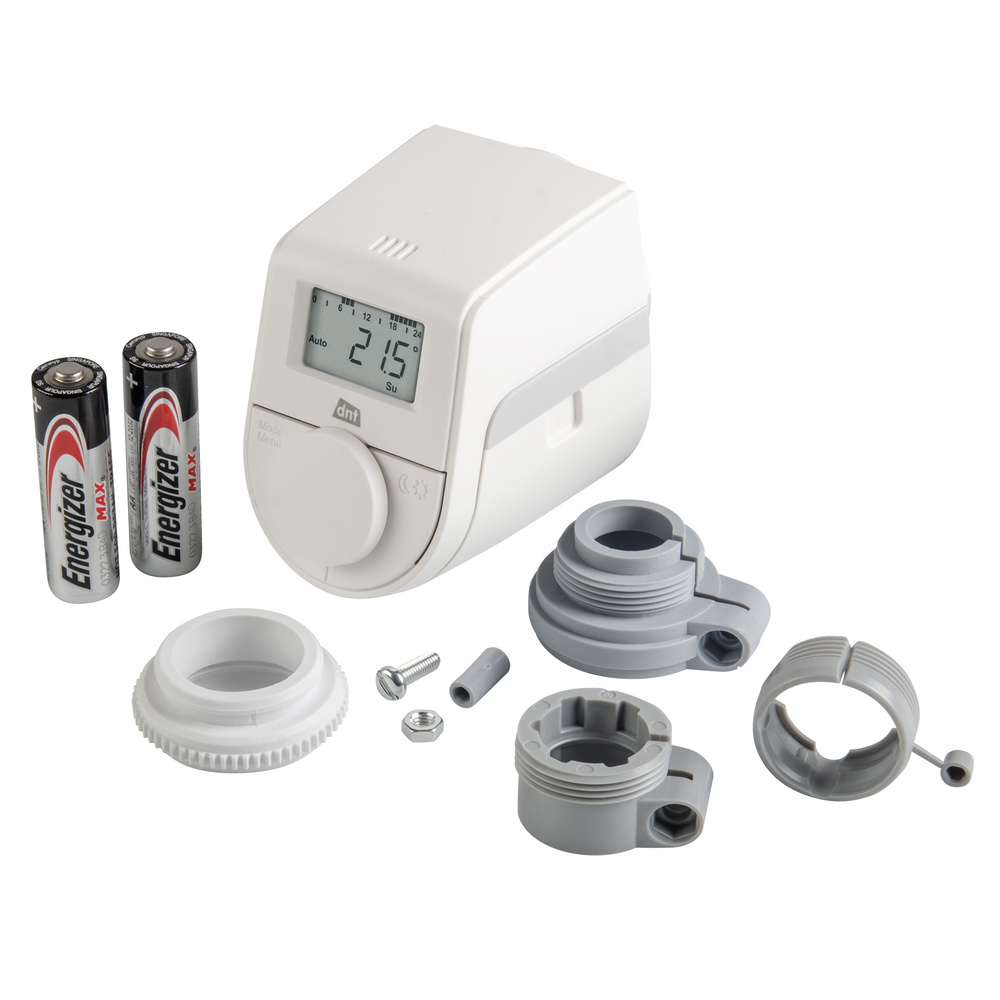 dnt 3er-Set Heizkörperthermostat ThermoTune, Stand-alone, ca. 4 Jahre Batterielaufzeit