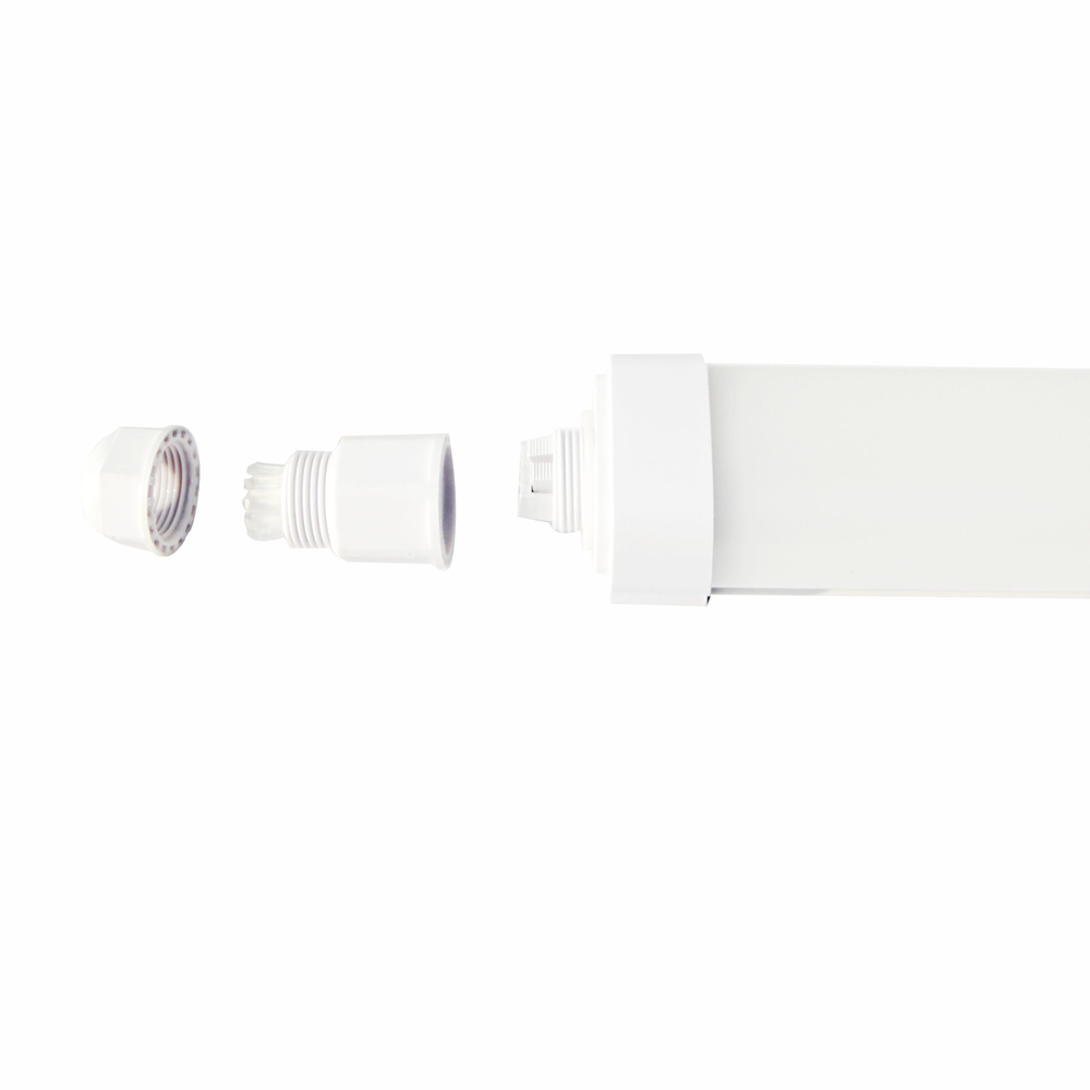 Blulaxa 10-W-LED-Feuchtraumwannenleuchte HumiLED fix slim, 1200 lm, 4000 K, IP65, 60 cm