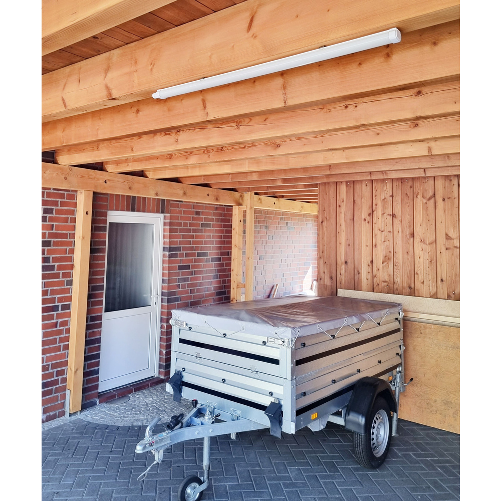 Blulaxa 10-W-LED-Feuchtraumwannenleuchte HumiLED fix slim, 1200 lm, 4000 K, IP65, 60 cm