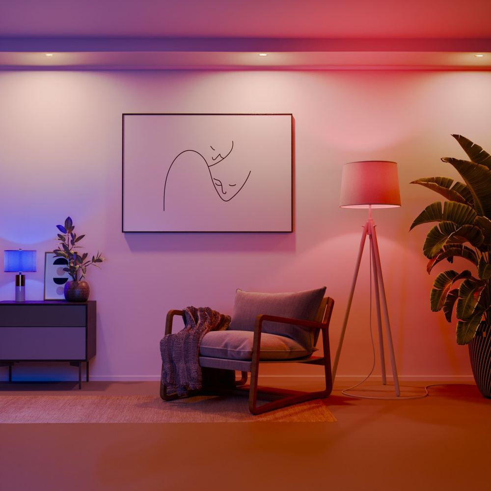 Hama Smarte Home LED-Leuchtmittel, E27, RGBW, dimmbar,  WLAN, Matter