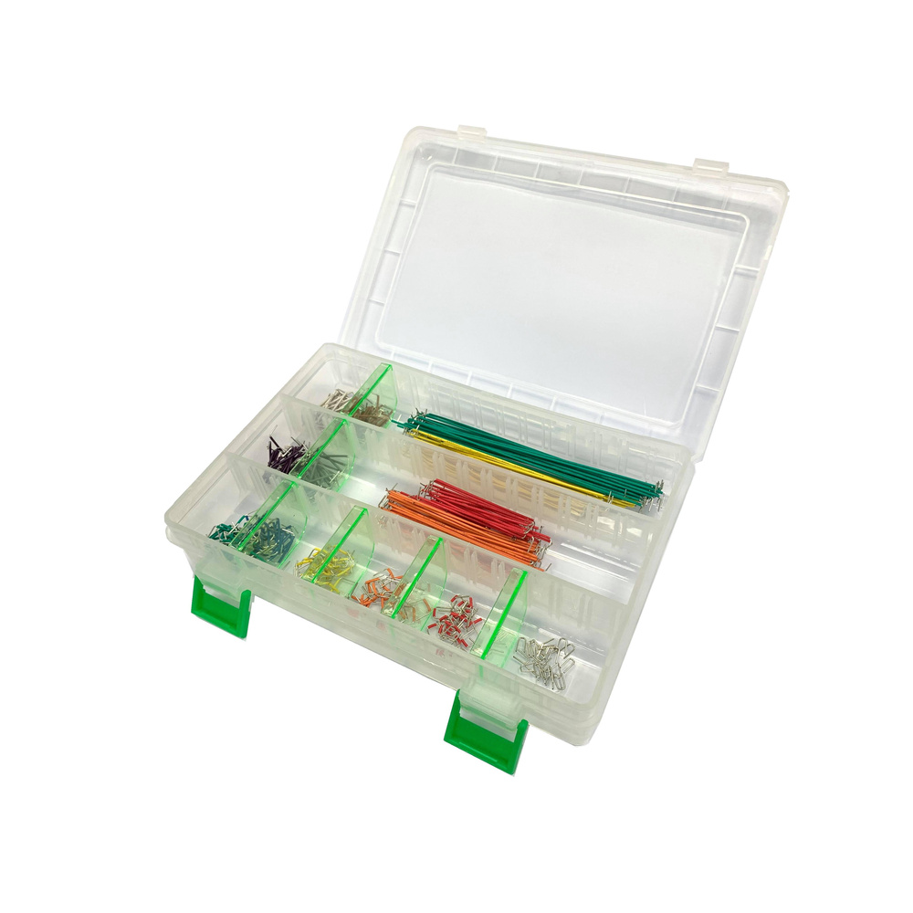 ELV Steckbrücken-Set für Steckplatinen und Breadboards, 350-teilig
