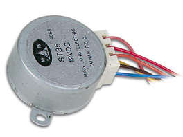 Schrittmotor 12 V DC 60 mA (Winkel 7,5° / 48 Schritte)
