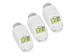 Eqiva 3er-Set BLUETOOTH® Smart Heizkörperthermostat, mit App-Steuerung