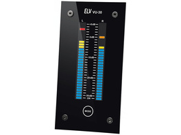 ELV Bausatz VU-Meter VU-30 mit Peak-Hold inkl. Frontplatte