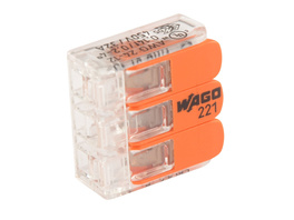 Wago 221-413 COMPACT Verbindungsklemme 3 x 4 mm²