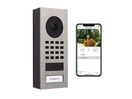 Doorbird WLAN-IP-Türsprechanlage D1101V, Edelstahl V2A, Aufputz