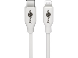 goobay Lightning auf USB-C™ Lade- und Synchronisationskabel, 1 m, unterstützt das Laden bis 87 W