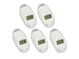Eqiva 5er-Set BLUETOOTH® Smart Heizkörperthermostat, mit App-Steuerung