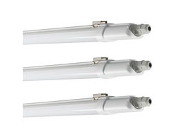 LEDVANCE 3er-Set 18-W-LED-Feuchtraumwannenleuchte SubMARINE Integrated Slim, 1600 lm, 4000 K, 120 cm